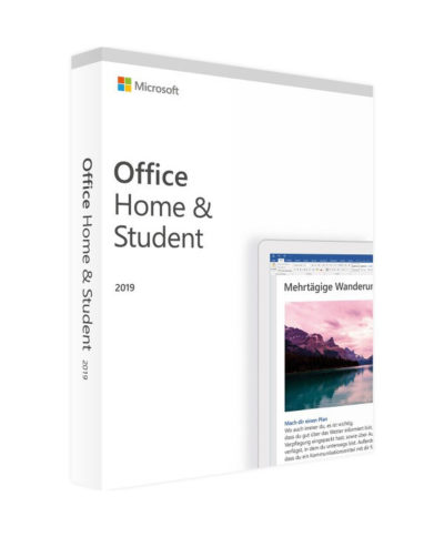 Logiciel Microsoft Office Home and Student 2019 (Word, Exel, Power Point) - 1 Licence a vie