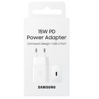 Chargeur USB-C 15w blanc Samsung compatible iPhone / Android – Image 3