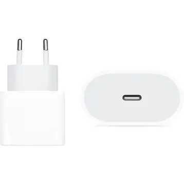 Chargeur USB-C 20W Apple blanc compatible Android – Image 2