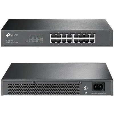 Switch réseau 16 ports 10/100/1000 Mbps rackable Tp-Link TL-SG1016D – Image 2