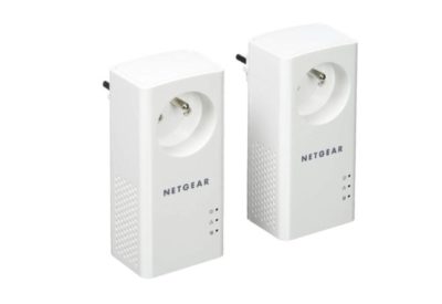Prise CPL filaire - Kit+Extension avec prise Netgear PLP1000-100FRS