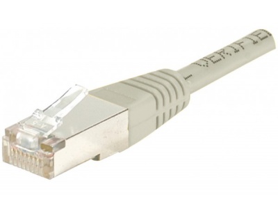 Cable réseau RJ45 FTP Cat.6 0.50m gris