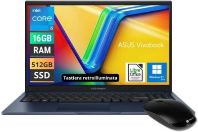 Ordinateur portable Asus 15 X1504V1-BQ1682 - i5 - 16Go - 512Go - Windows 11 Pro
