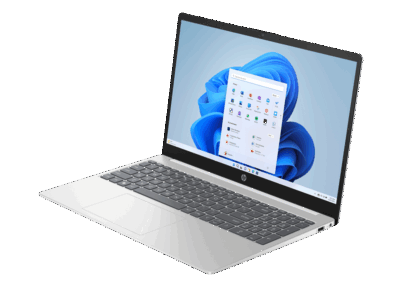 Ordinateur portable HP HP 15-fd0430nk - 15,6 Celeron N100 - 8Go - 256Go Wind 11 Fam - Blanc – Image 3