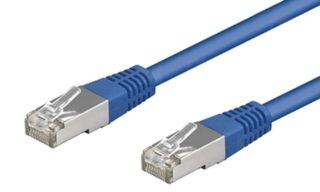 Cordon reseau de brassage RJ45 cat6A - 2 m bleu