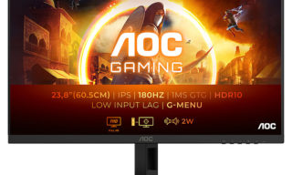Ecran LED 24'' Full HD AOC 24G4XE - HD 1080P - 2 x HDMI 2.0 - 1 x DP 1.4
