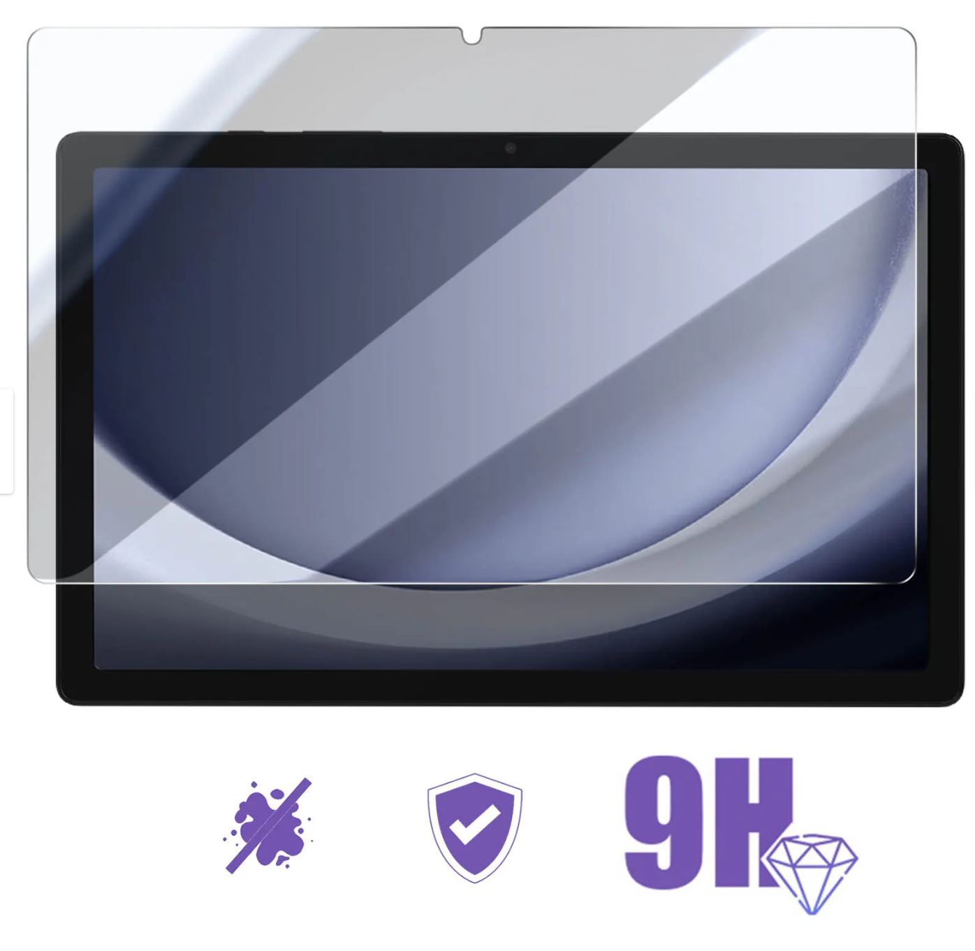 Ecran - verre trempé 11'' pour Samsung Galaxy A11+ et A9+