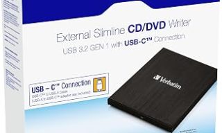 Lecteur graveur CD - DVD externe Verbatim Connexion USB-C
