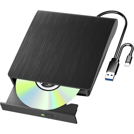 Lecteur graveur CD - DVD externe Verbatim Connexion USB-C – Image 2