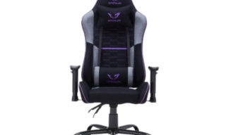 Fauteuil Gaming GAMIUM Nyros Noir finition nid d'abeille